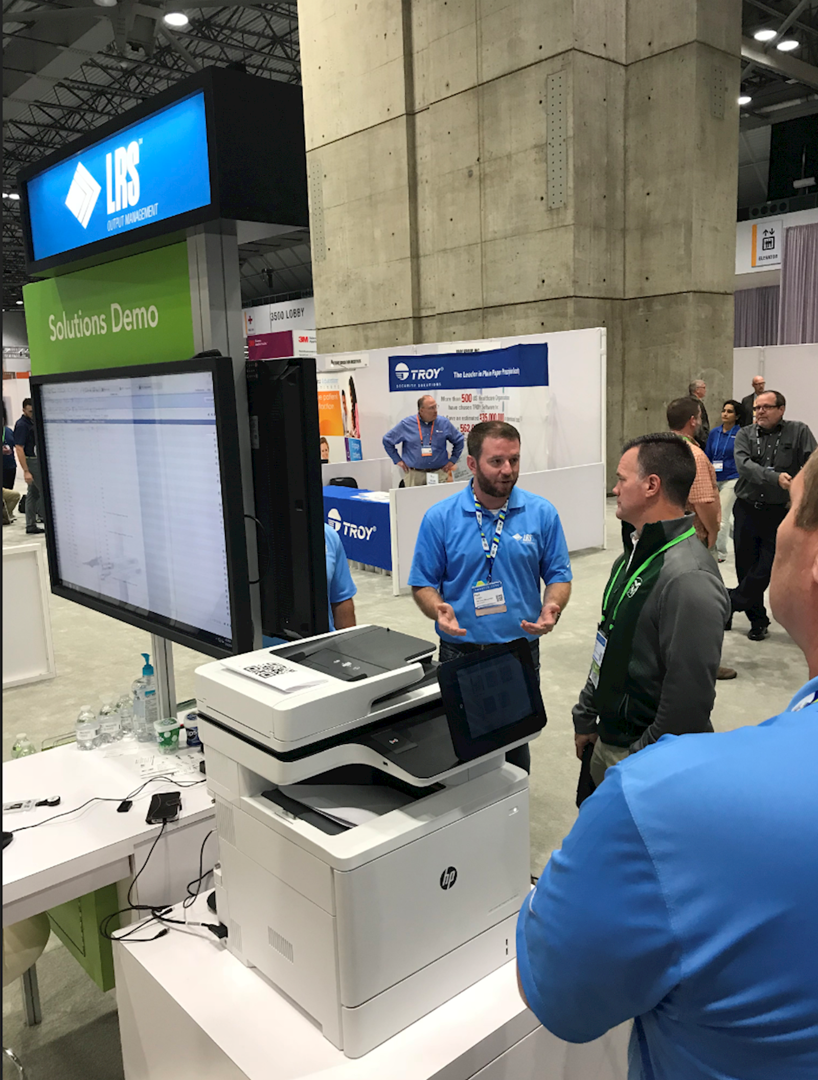 Print Management Demo LRS @ Cerner Healthcare Show