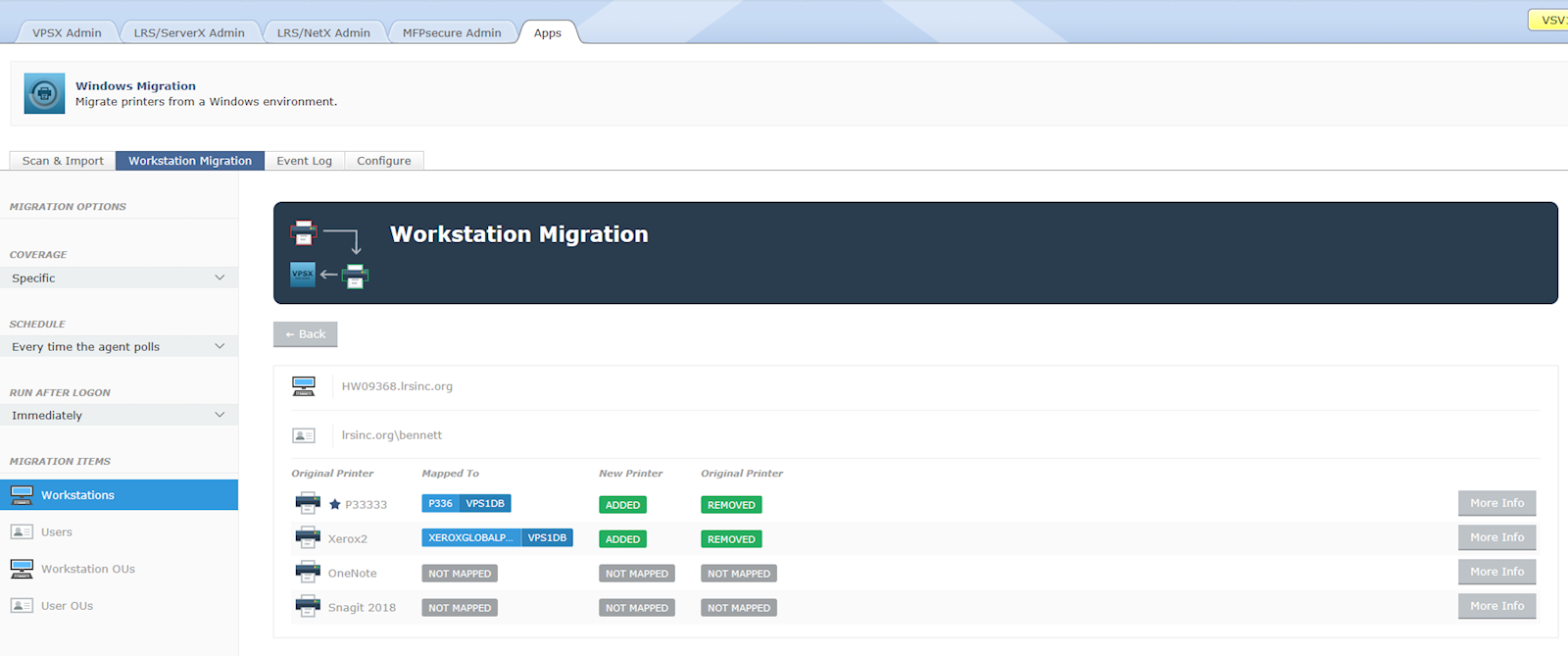 Workstation Migration
